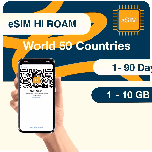 eSIM Châu Âu 52 Nước
