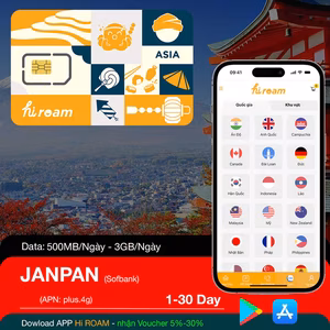 SIM 5G Nhật Bản (Docomo)