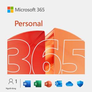 [KEY GIA HẠN hoặc MUA MỚI - Ứng dụng có AI*] Phần mềm Microsoft 365 Personal (Dành cho 1 người) | 12 tháng | 1 TB OneDrive / người / 5 thiết bị