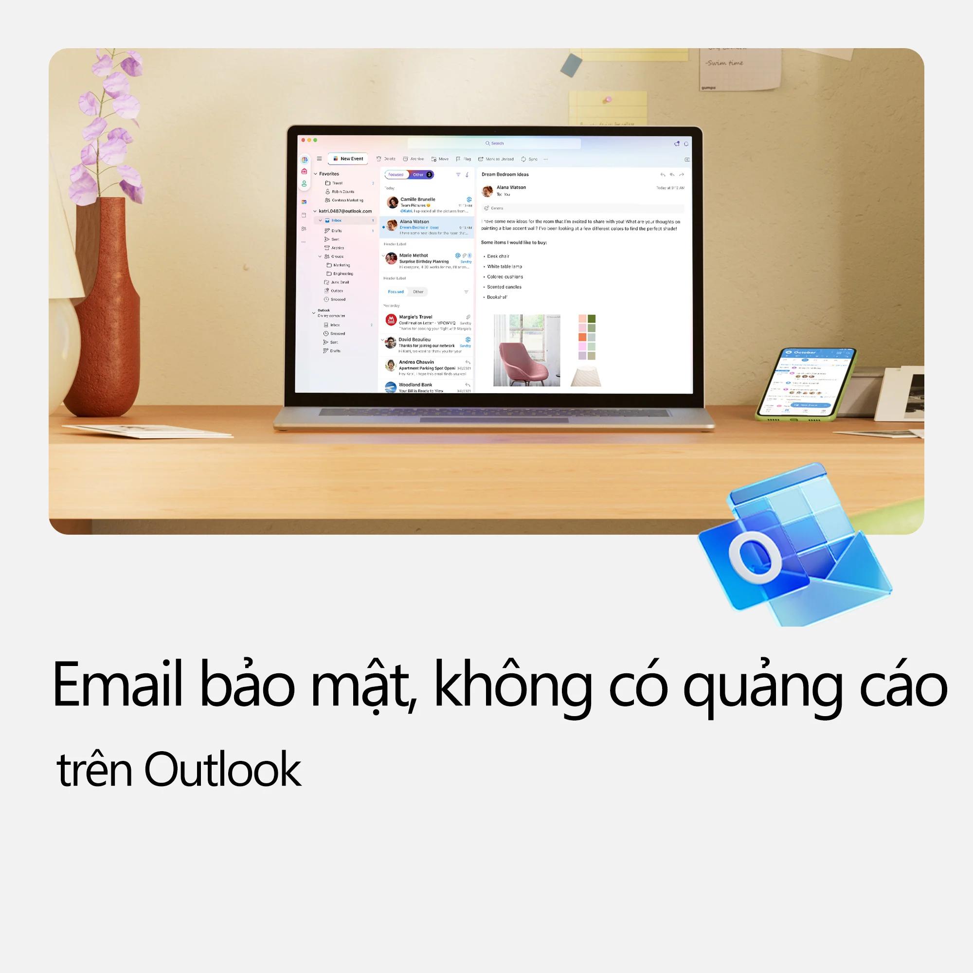 [KEY GIA HẠN hoặc MUA MỚI - Ứng dụng có AI*] Phần mềm Microsoft 365 Personal (Dành cho 1 người) | 12 tháng | 1 TB OneDrive / người / 5 thiết bị