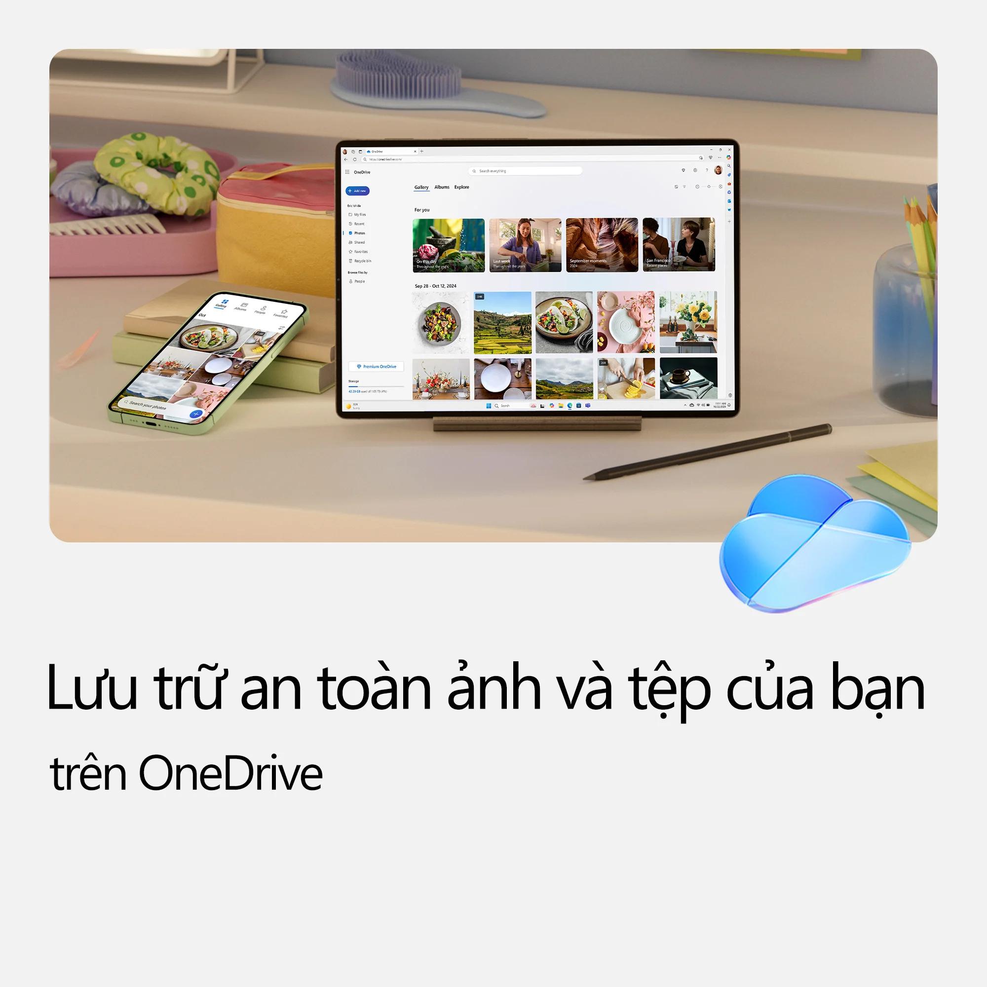 [KEY GIA HẠN hoặc MUA MỚI - Ứng dụng có AI*] Phần mềm Microsoft 365 Personal (Dành cho 1 người) | 12 tháng | 1 TB OneDrive / người / 5 thiết bị