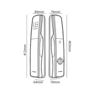 Khóa cửa thông minh Bosch EL800A EU Gray