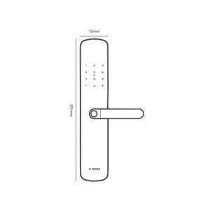 Khóa cửa vân tay Bosch ID60 EU Gray