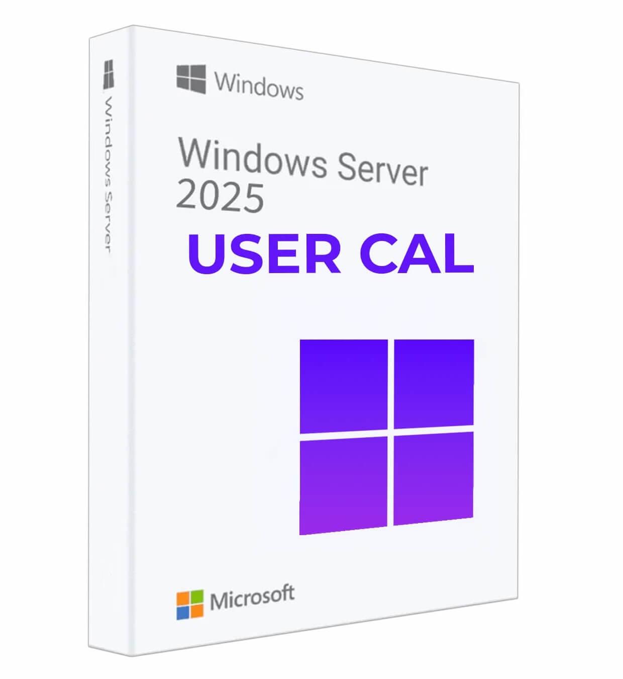Phần mềm Microsoft Windows Server 2025 - 1 User Cal