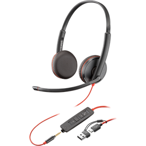 Tai nghe có dây Poly BW 3225 USB-C HS +3.5mmP +USB-C/A 8X229AA