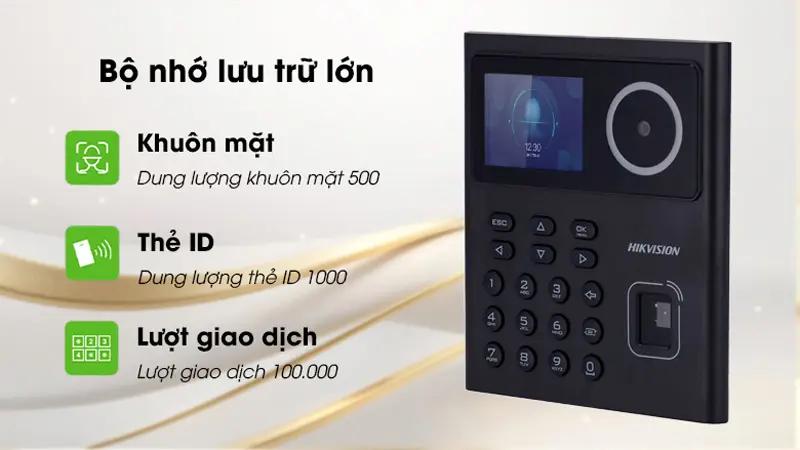Máy chấm công Hikvision nhận diên khuôn mặt + Thẻ (SH-K1T9320MFWX)