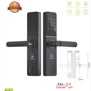 Khoá cửa vân tay Kassler KL-79 H App
