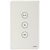 Công tắc rèm chữ nhật trắng Athena(SNBR0234)