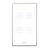Công tắc cảm ứng 4 nút chữ nhật trắng - Hera(SNZD0156)