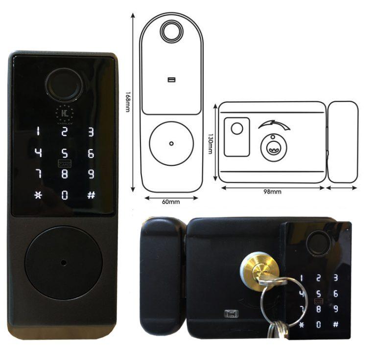Khóa cửa cổng Kassler KL-579I App