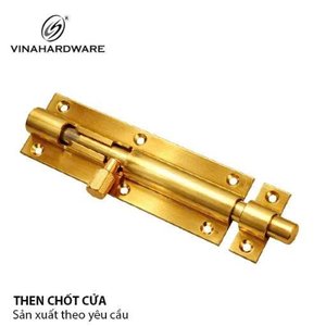 Chốt cửa đứng Song Sư 6'' (1T5) (Chốt vàng dài 15 cm)