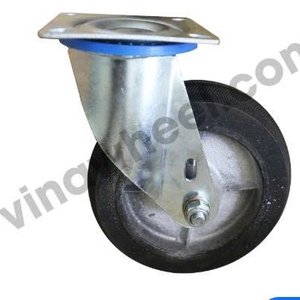 Bánh xe san hô không khóa D130mm (Bánh xe cao su 13 cm) 52562492